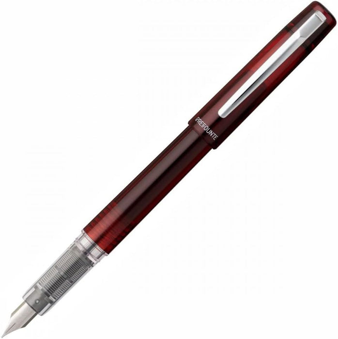 Platinum Prefounte Crimson Red - Pluma estilográfica (fina