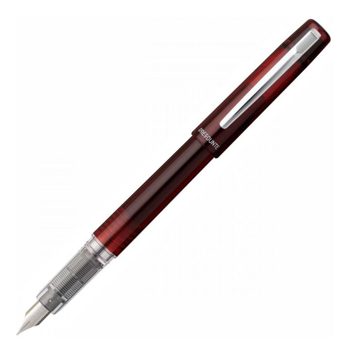 Platinum Prefounte Crimson Red - Pluma estilográfica (fina