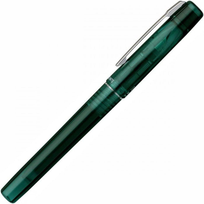 Platinum Prefounte Fine Fountain Pen - Dark Emerald