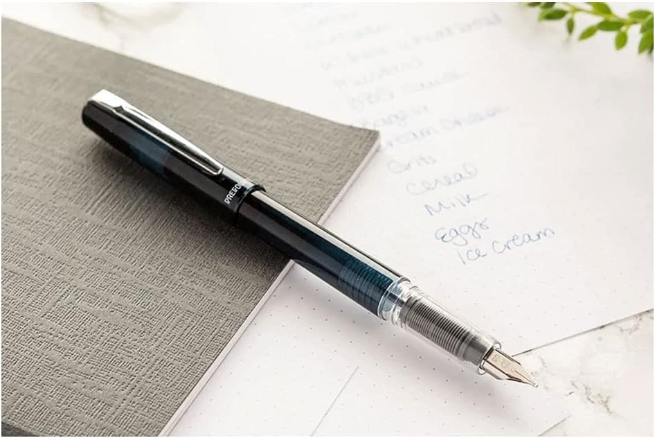 PLATINUM Prefounte Fine Fountain Pen - Graphite Blue STPLAPREGB