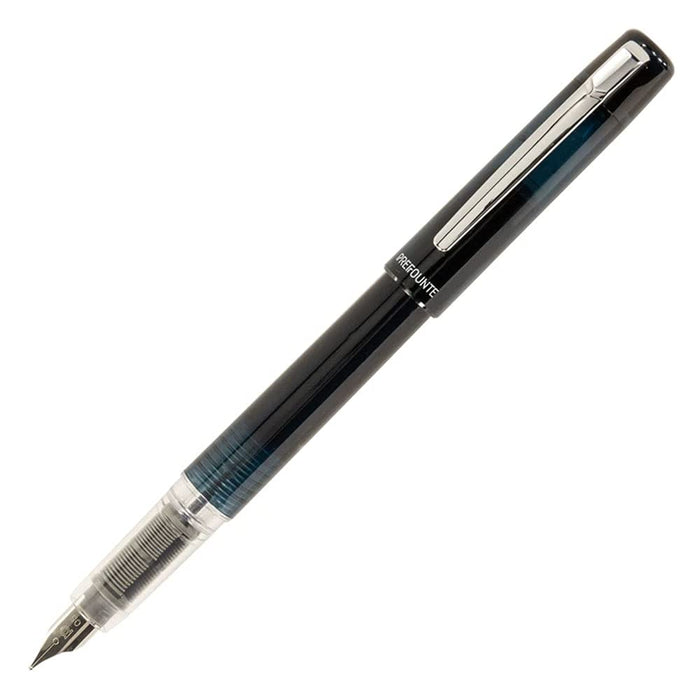 PLATINUM Prefounte Fine Fountain Pen - Graphite Blue STPLAPREGB