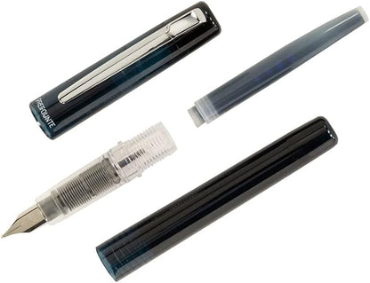 PLATINUM Prefounte Fine Fountain Pen - Graphite Blue STPLAPREGB