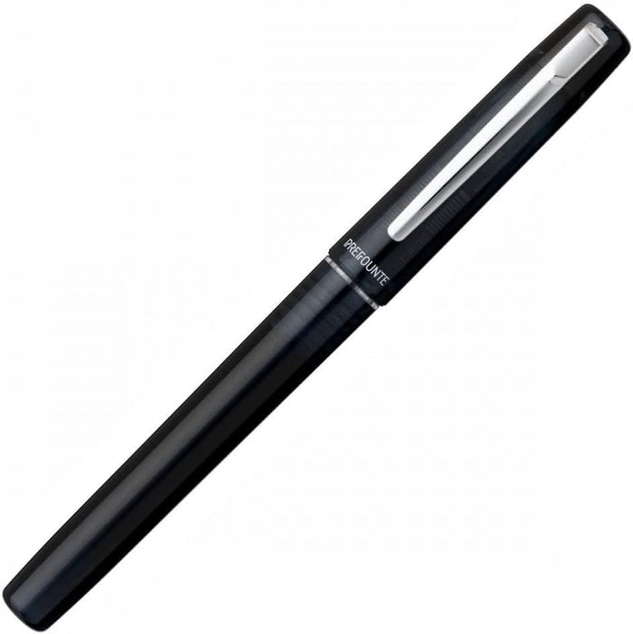 PLATINUM Prefounte Medium Fountain Pen - Graphite Blue, STPLAPREGB
