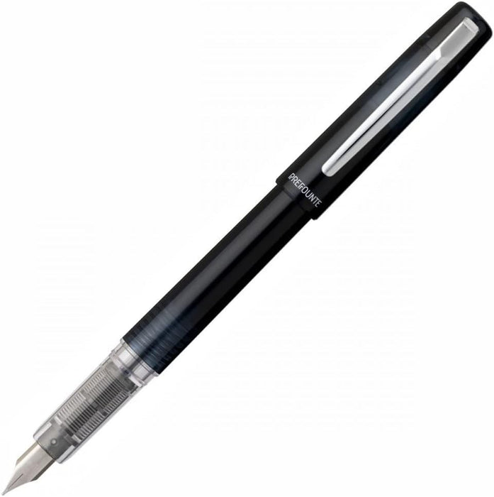 PLATINUM Prefounte Medium Fountain Pen - Graphite Blue, STPLAPREGB
