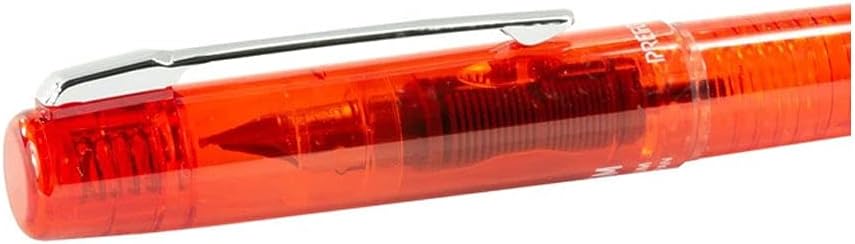 PLATINUM Prefounte Medium Fountain Pen - Vermillion Orange