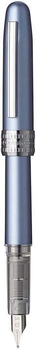 Platinum Plaisir Frosty Blue Fountain Pen (Medium