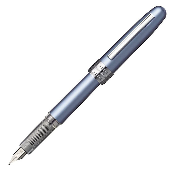Platinum Plaisir Frosty Blue Fountain Pen (Medium