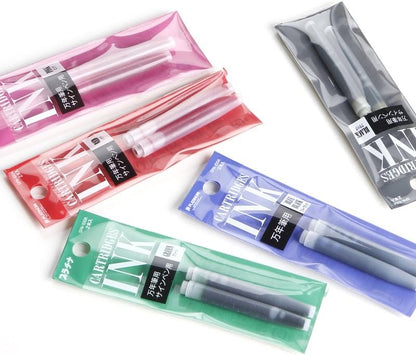 Platinum Preppy Marker & Fountain Pen Refill Cartridge - Black Ink - Set of 2, SPN 100 A