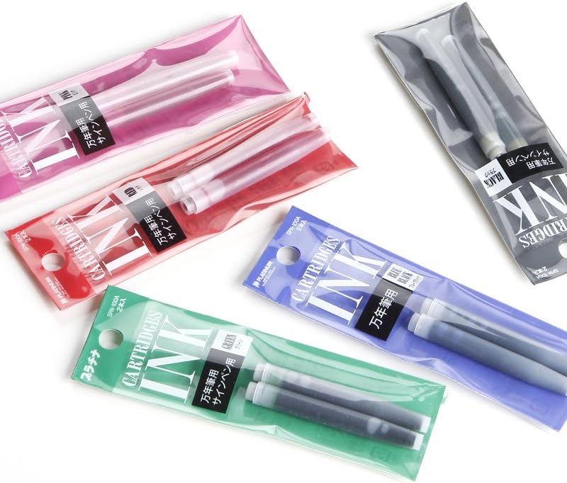 Platinum Preppy Marker & Fountain Pen Refill Cartridge - Black Ink - Set of 2, SPN 100 A