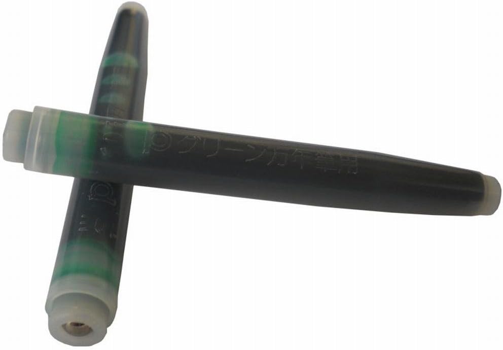 Platinum Preppy Marker & Fountain Pen Refill Cartridge - Green Ink - Set of 2, 4280419