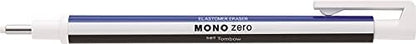 Tombow Mono Eraser Set - Zero Round Tip Eraser With Refills (Pack of 2) - White