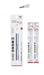 Tombow Mono Eraser Set - Zero Round Tip Eraser With Refills (Pack of 2) - White