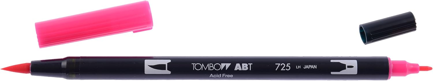 Tombow ABT Dual Brush Pen - Primary Colours (Pack of 12)
