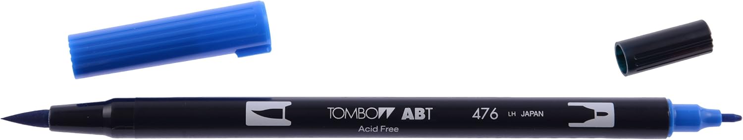 Tombow ABT Dual Brush Pen includes Blender Pen - Ocean Colours (Pack of 12