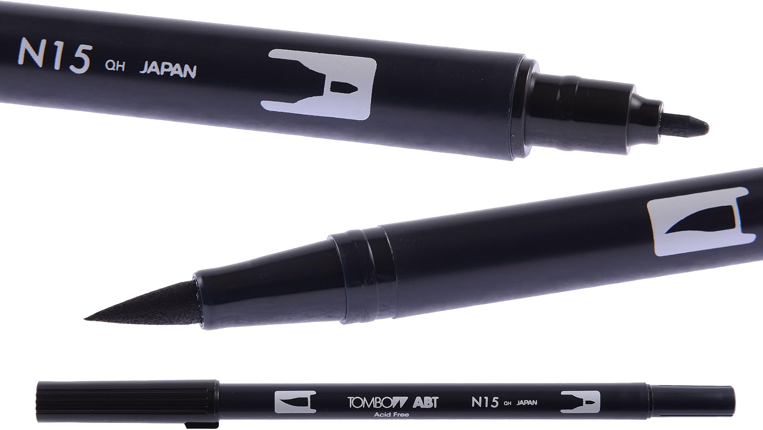 Tombow ABT Dual Brush Pen - Grey Colours (Pack of 12