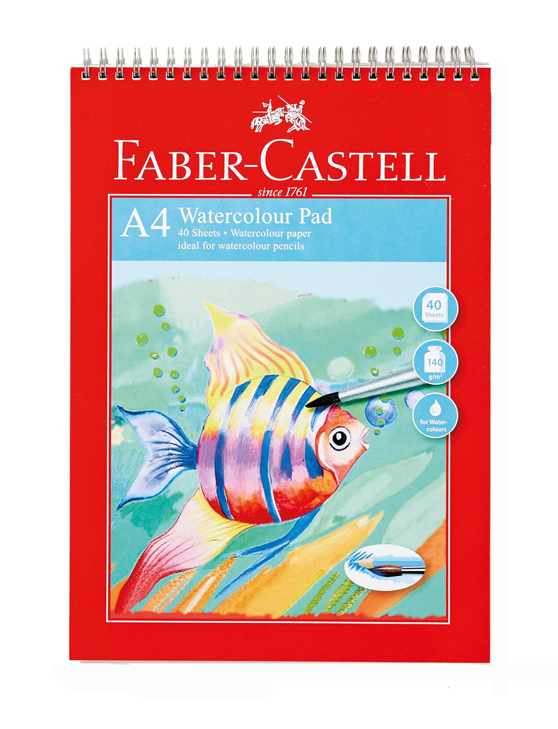 Faber-Castell WD793413 A4 140 GSM Watercolour Pad
