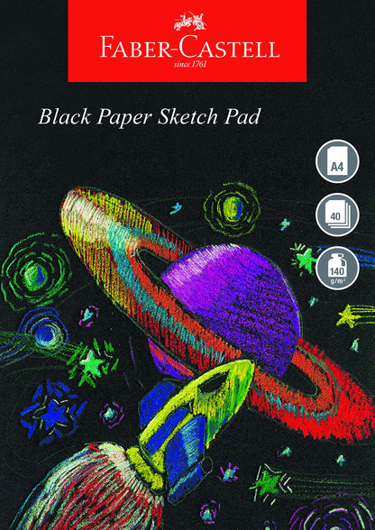 Faber-Castell A4 Black Paper Pad
