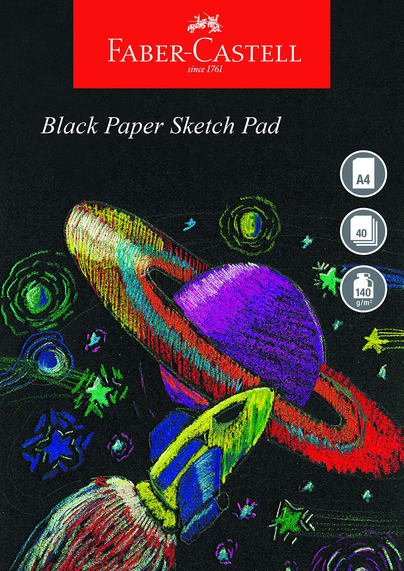Faber-Castell A4 Black Paper Pad