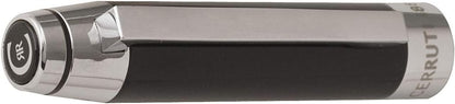 CERRUTI 1881: Fountain Pen HERITAGE Black Pen with subtle metallic accents and black finishes. Medium Nib