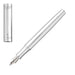 Cerruti NST2092 Zoom Classic Silver Fountain Pen 1881 Brass Silver Font Colour Blue Length 13.7 cm