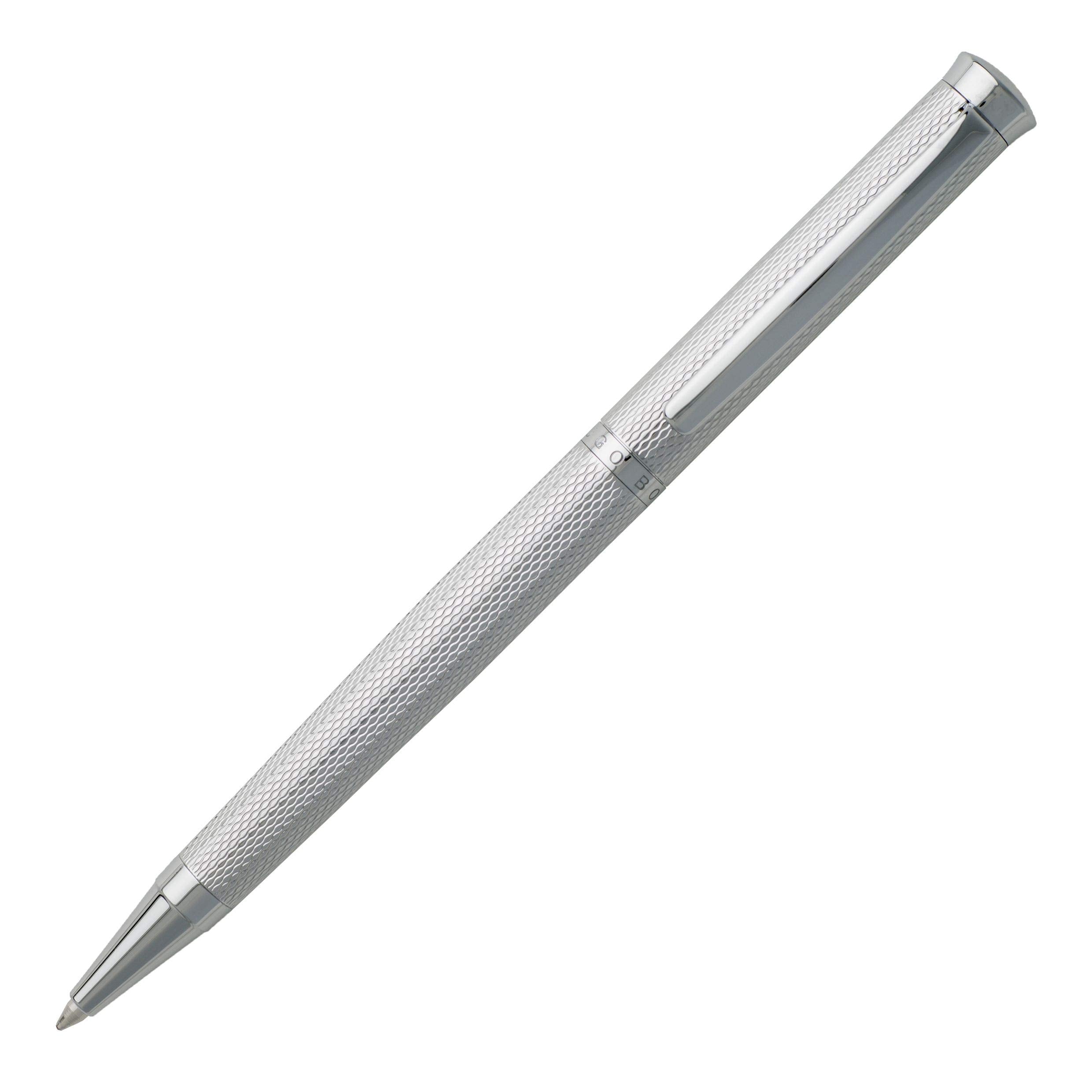 Bolígrafo "Sophisticated" Chrome Diamond Hugo Boss cromo