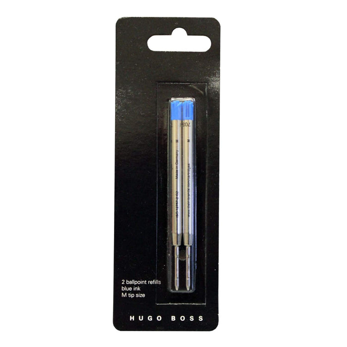 Hugo Boss Ball Pen Refill Medium Nib Blue, Pack of 2,HPR741BM