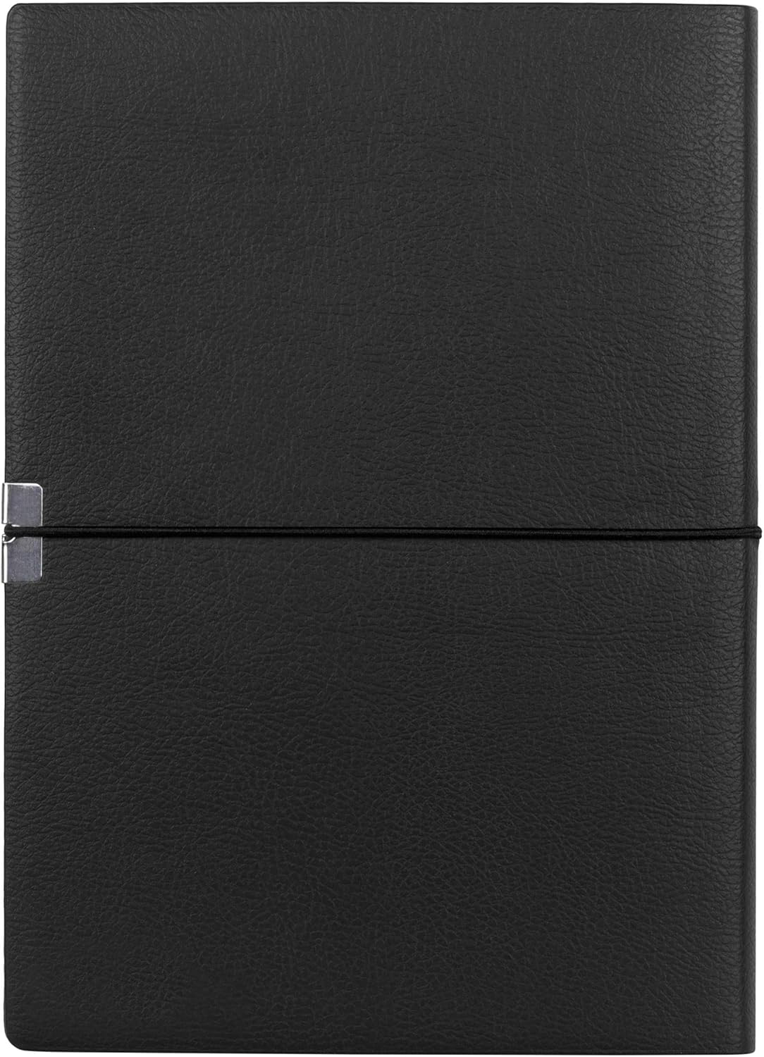 Hugo Boss Elegance Storyline Notebook A5 Lined White Black         [Leather