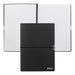 Hugo Boss Elegance Storyline Notebook A5 Lined White Black         [Leather