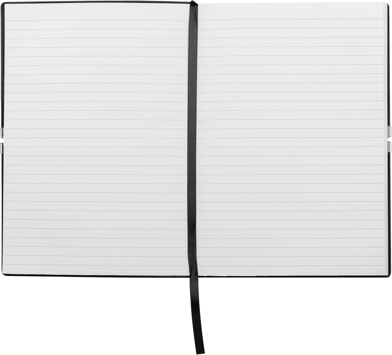 Hugo Boss Elegance Storyline Notebook A5 Lined White Black         [Leather