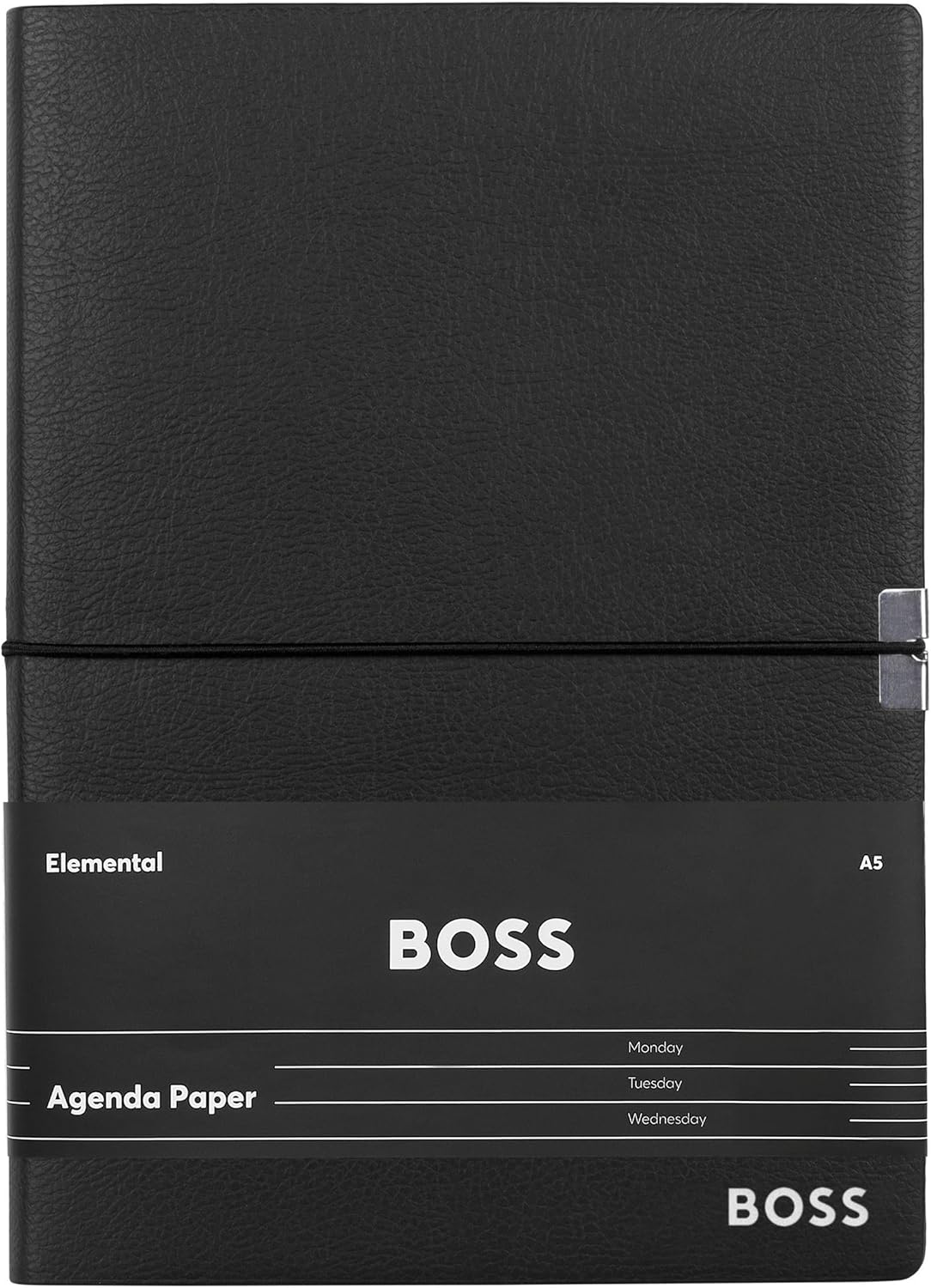 Hugo Boss Elegance Storyline Black Agenda A5 Notebook