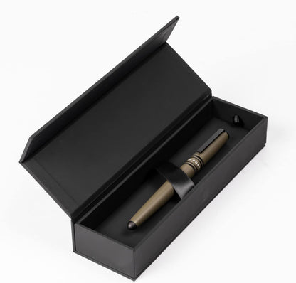 Hugo Boss Ballpoint Pen Gear Minimal Black & Chrome