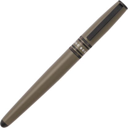 Hugo Boss Ballpoint Pen Gear Minimal Black & Chrome