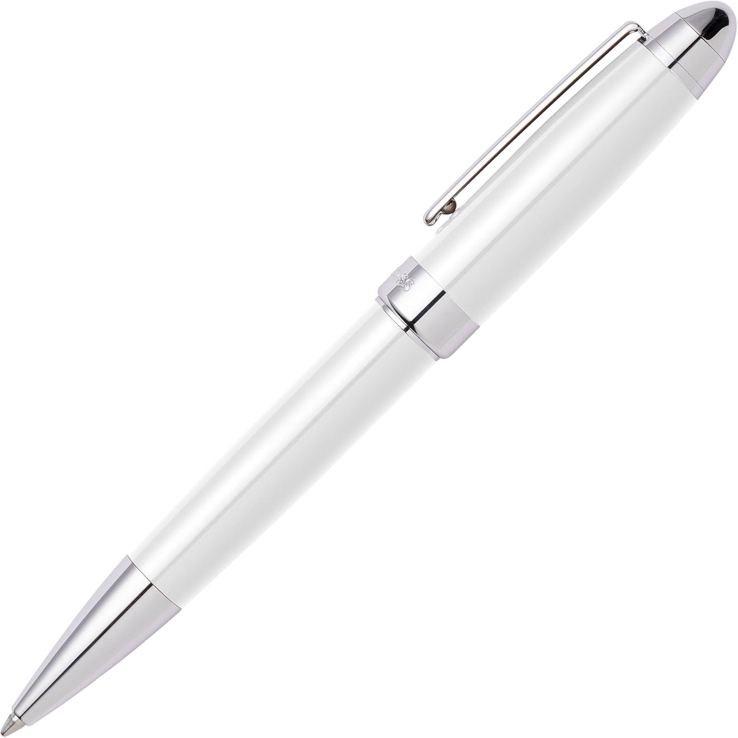 Hugo Boss Penna a sfera Icona | Inchiostro blu | Confezione regalo (bianco