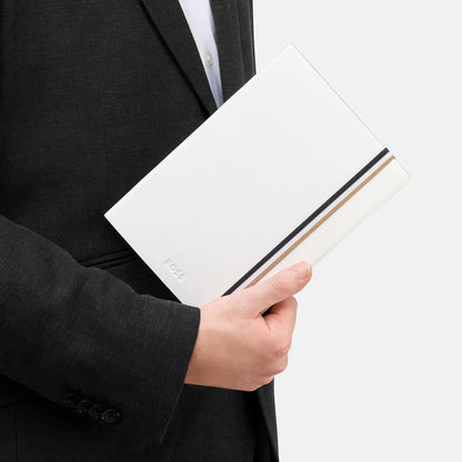 Hugo Boss Iconic A5 notebook lined white