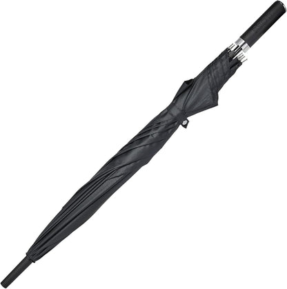Hugo Boss HUN304A Loop Umbrella Made of Polyester in Black, Dimensions Open: Length Approx. 80 cm, Diameter Approx. 115 cm