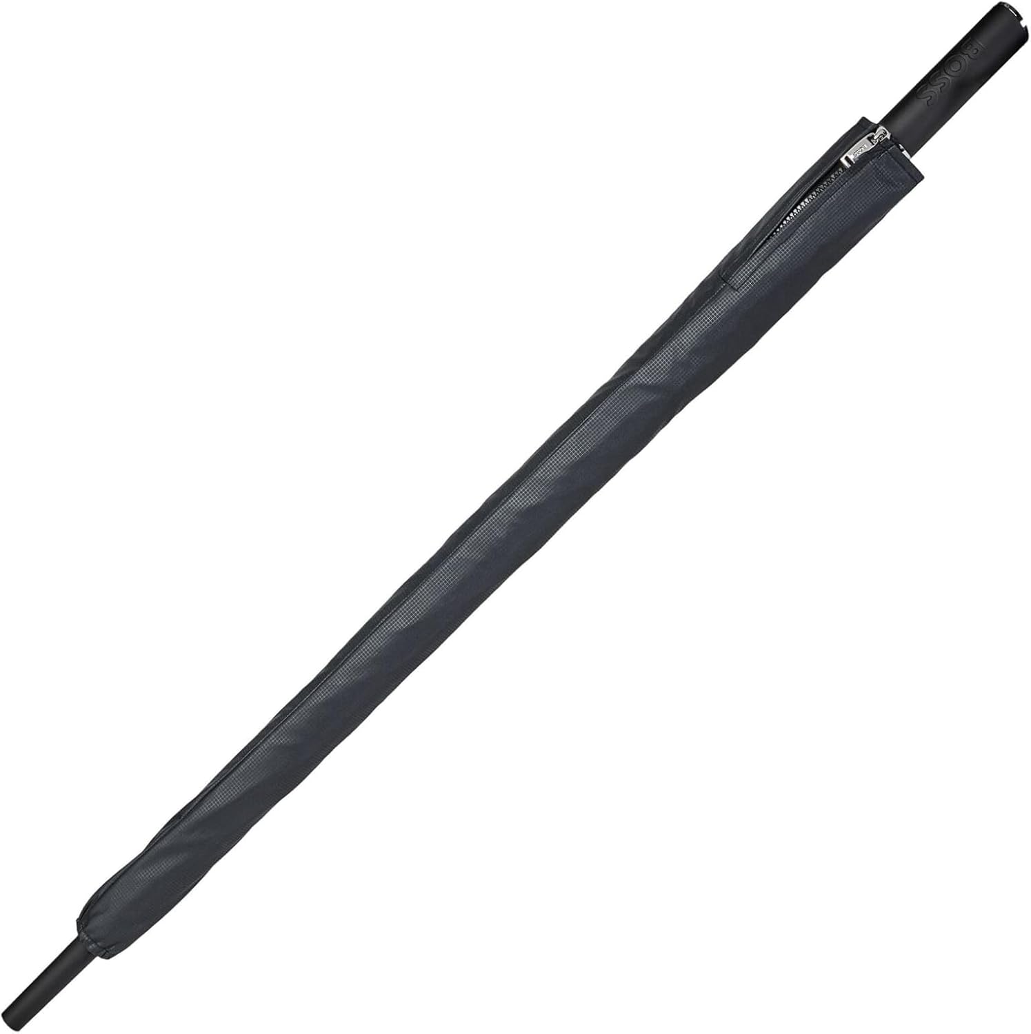 Hugo Boss Loop Black Umbrella Made of Polyester in Black, Dimensions Open: Length Approx. 90 cm, Diameter Approx. 130 cm, HUG304A