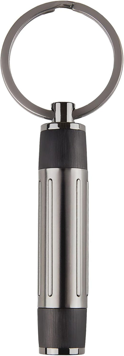 Hugo Boss Key Ring Gear Ribs Black