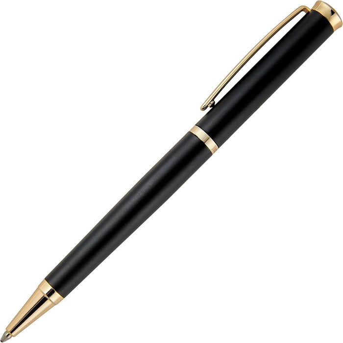 Hugo Boss Sophisticated HSC3114A Brass Ballpoint Pen Matte Black Length 13.6 cm Lead Colour: Blue