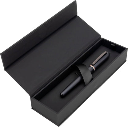 Hugo Boss Contour Iconic HSH3415D Rollerball Pen Brass and Aluminium Black Length 13.6cm Ink Colour Black