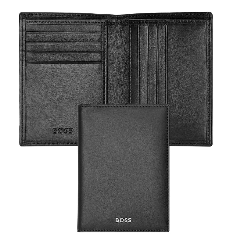 Classic Smooth Folding Card Holder, black, 16.2, Classic