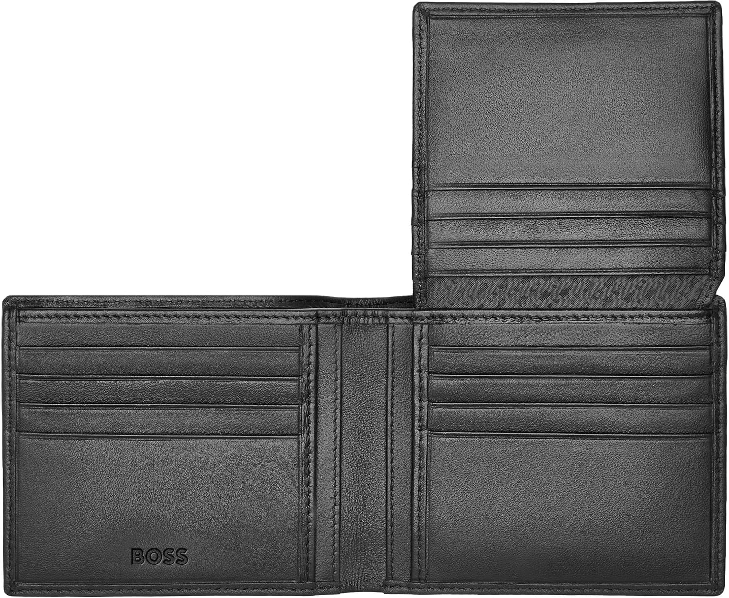 Classic Smooth Flap Wallet, black, 17, Classic