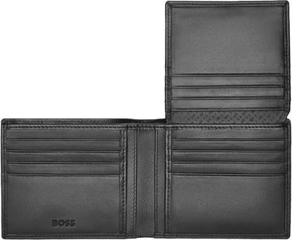 Classic Smooth Flap Wallet, black, 17, Classic