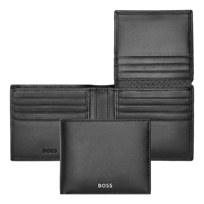 Classic Smooth Flap Wallet, black, 17, Classic