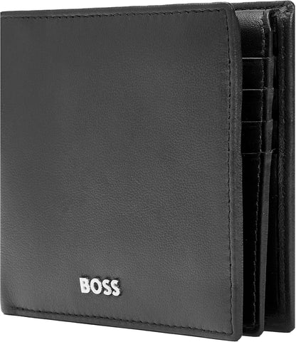 Classic Smooth Flap Wallet, black, 17, Classic