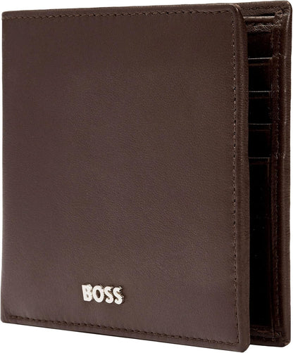 BOSS HUGO Classic Smooth Card Case Brown