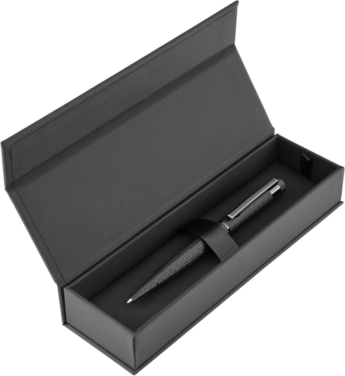 Hugo Boss Bauhaus Loop - Penna a sfera, colore: Nero
