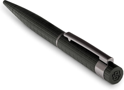 Hugo Boss Bauhaus Loop - Penna a sfera, colore: Nero