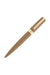 BOSS HUGO Arche Double B HSC5204 - Penna a sfera di design in ottone - Penna a sfera di alta qualità con meccanismo a rotazione e confezione regalo (marrone