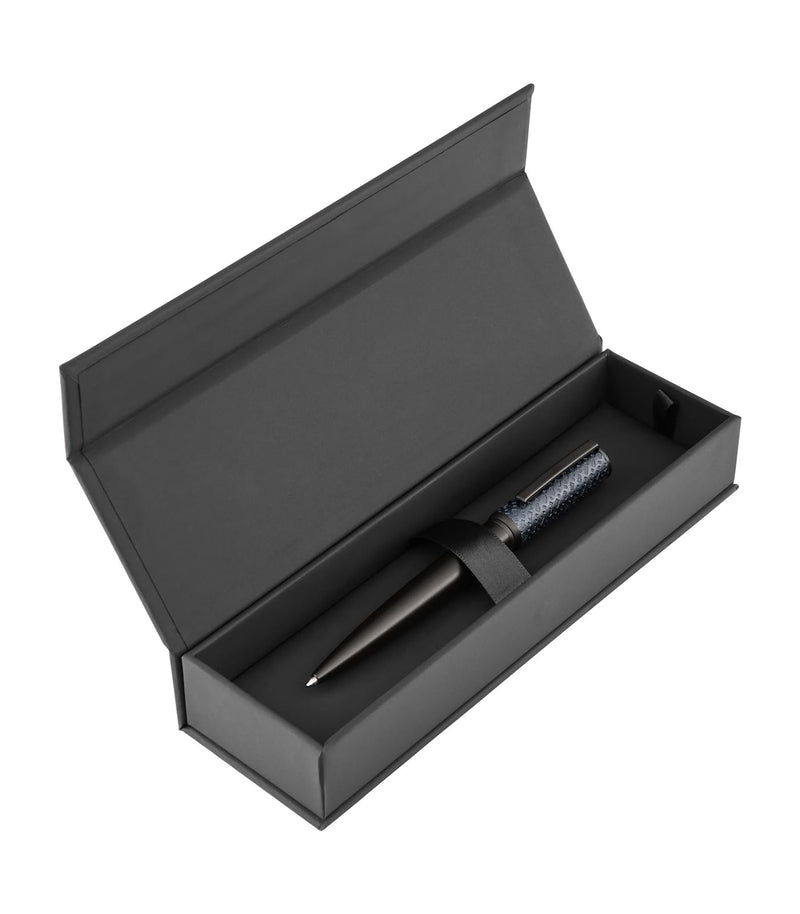Hugo Boss Arche Monogram Ballpoint Pen, Black/Navy
