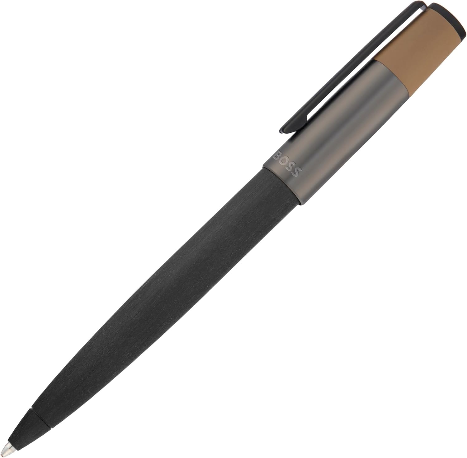 BOSS HUGO Gear Balance Writing Instrument Collection - High Quality Brass & Aluminium Writing Instrument with Modern Design - Gift Box Included (HSS543) (Ballpoint Pen